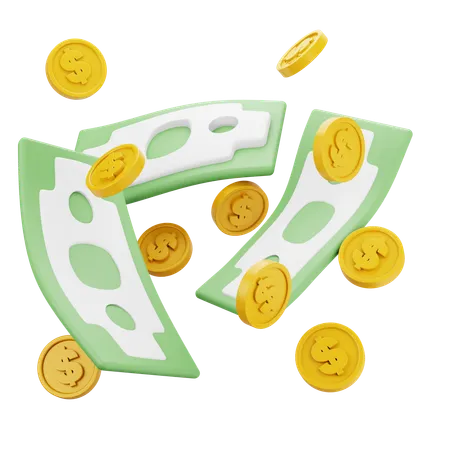 Dollar Coin  3D Icon