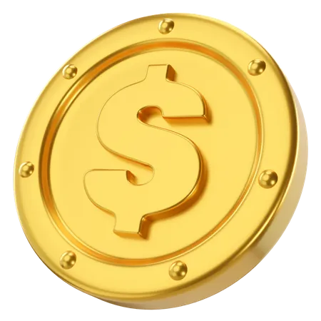 3 D Illustration Coin 3D Icon