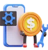 Dollar Coin Character Maintenance Mobile Application