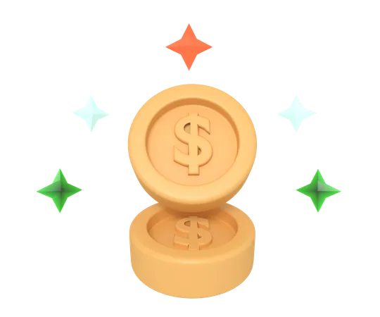 Finance Dollar Cash 3D Icon