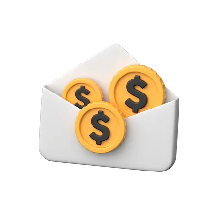 Dollar Coins  3D Icon