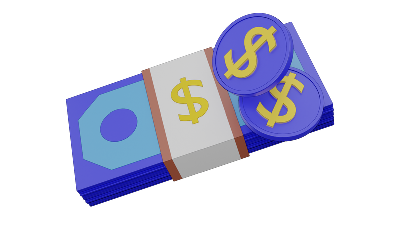 Dollar Currency  3D Icon