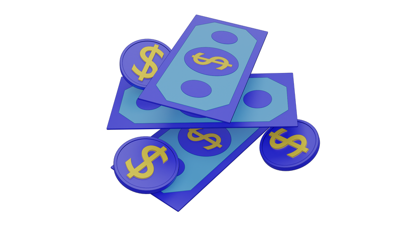 Dollar Currency  3D Icon