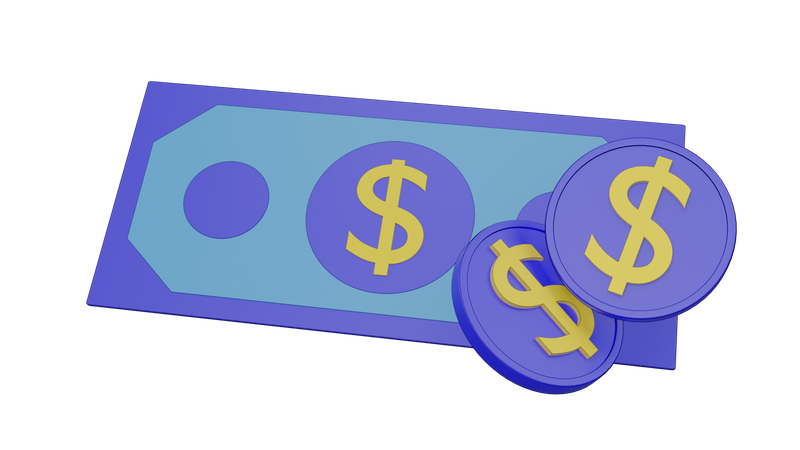 Dollar Currency  3D Icon