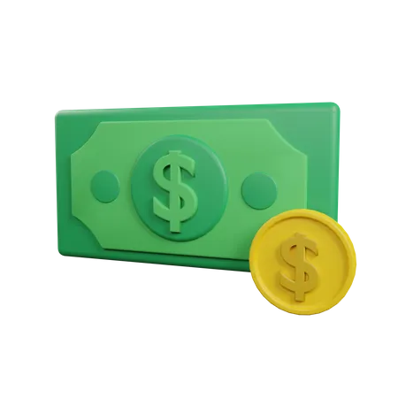 Dollar currency  3D Illustration