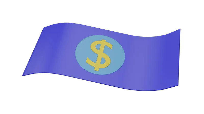 3 D Digital Dollar Currency 3D Icon