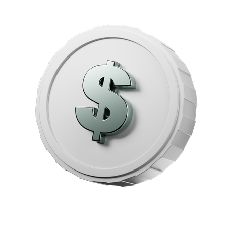 Dollar Currency And Financial Symbol  3D Icon