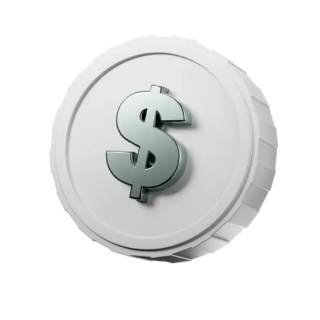 Dollar Currency And Financial Symbol  3D Icon