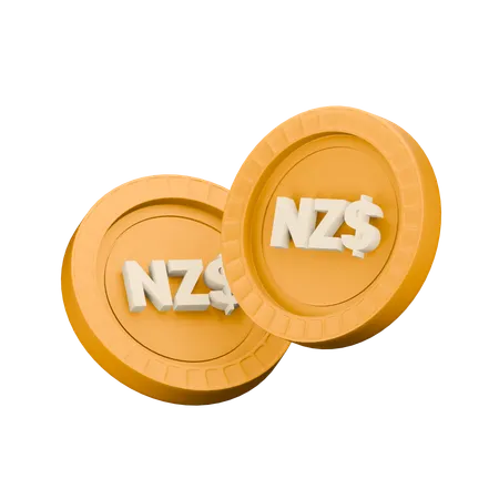Dollar néo-zélandais  3D Icon