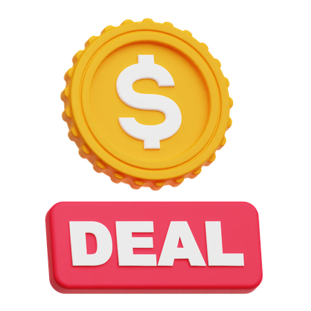 Dollar Deal  3D Icon