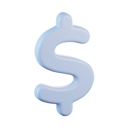 Monnaie du dollar  3D Icon