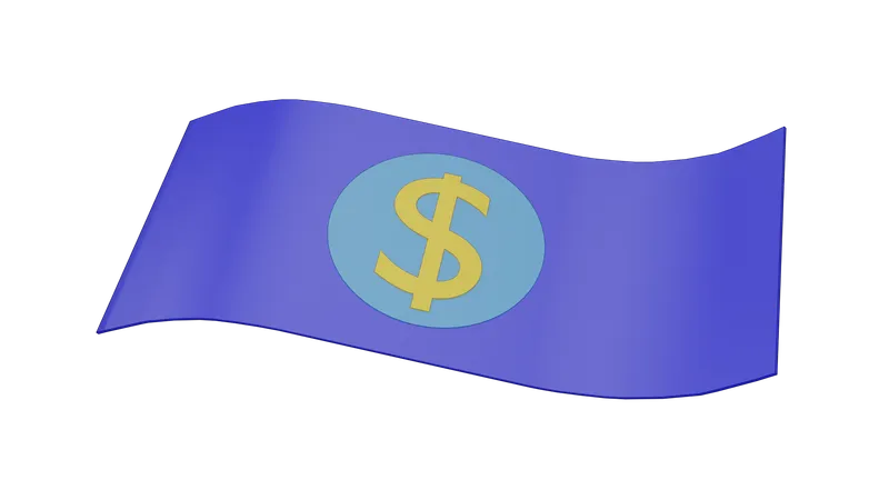 Monnaie du dollar  3D Icon