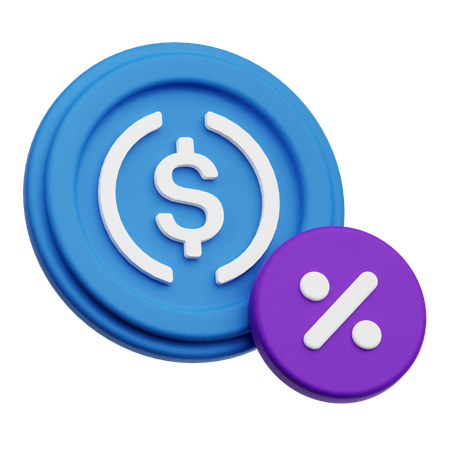 Dollar Discount  3D Icon