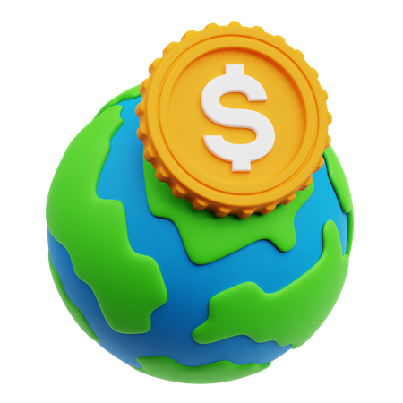 Dollar Economy  3D Icon