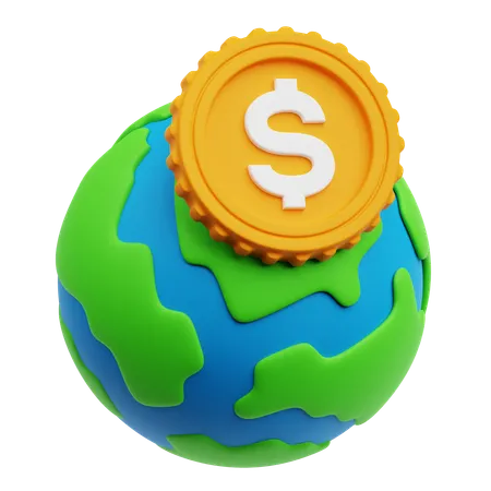 Dollar Economy  3D Icon