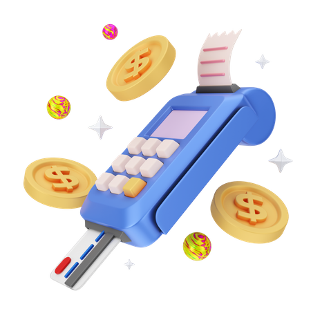 Dollar Edc Machine  3D Icon