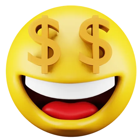 Dollar-Emoji  3D Icon