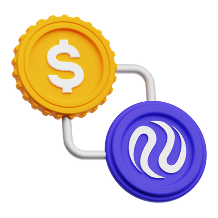 Dollar Exchange  3D Icon
