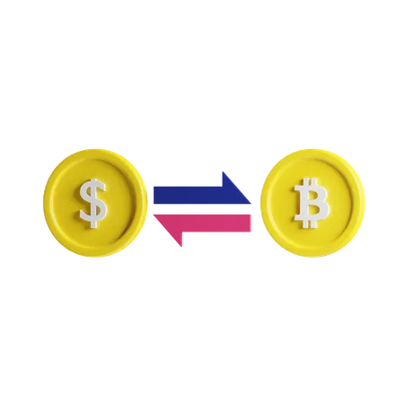 Dollar Exchange  3D Icon