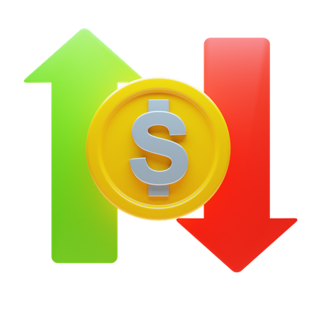 DOLLAR EXCHANGE  3D Icon