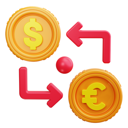 Dollar Exchange  3D Icon