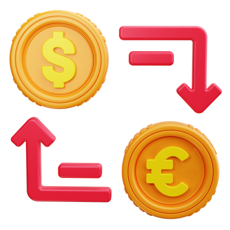 Dollar Exchange  3D Icon