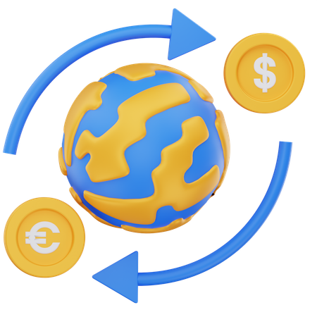 Dollar Exchange  3D Icon