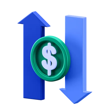 Dollar Exchange  3D Icon