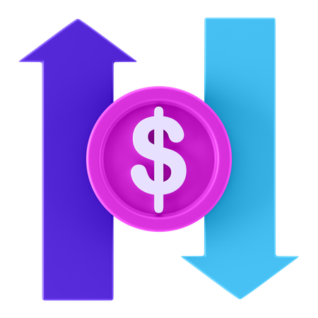 Dollar Exchange  3D Icon