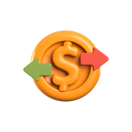 Dollar Exchange  3D Icon