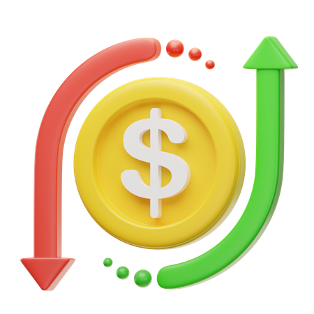 Dollar Exchange  3D Icon