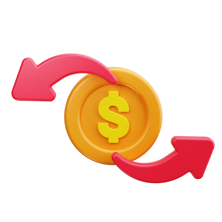 Dollar Exchange  3D Icon