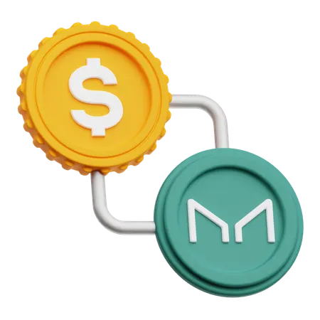 Dollar Exchange  3D Icon
