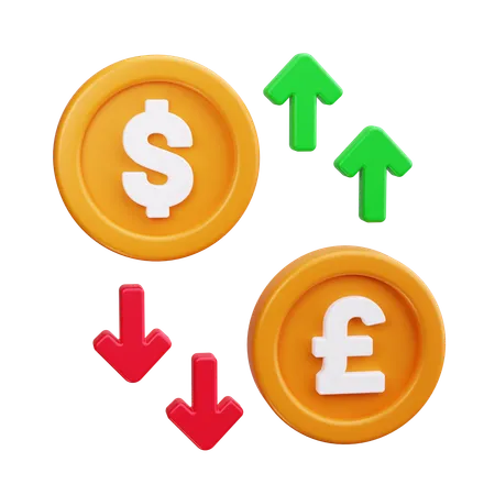 Dollar Exchange  3D Icon