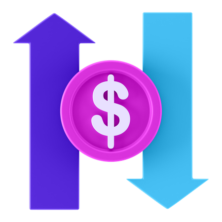 Dollar Exchange  3D Icon