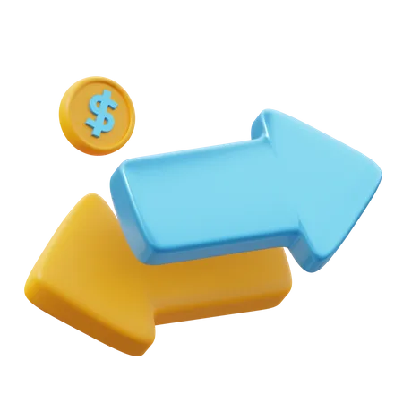 Dollar Exchange  3D Icon