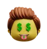 Dollar Eye Face Emoji