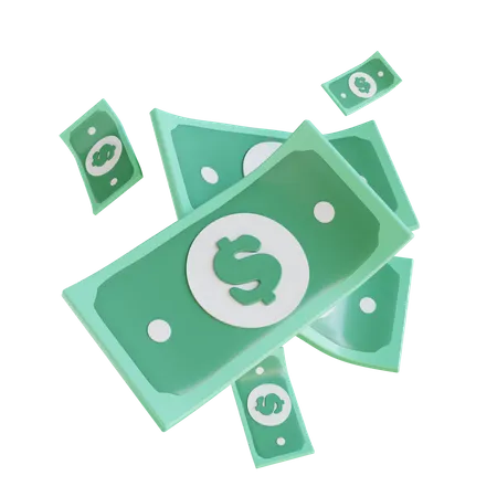 Dollar Flow  3D Icon