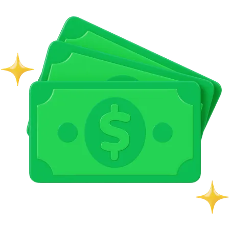 Dollargeld  3D Icon