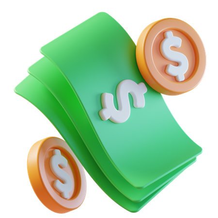 Dollargeld  3D Icon