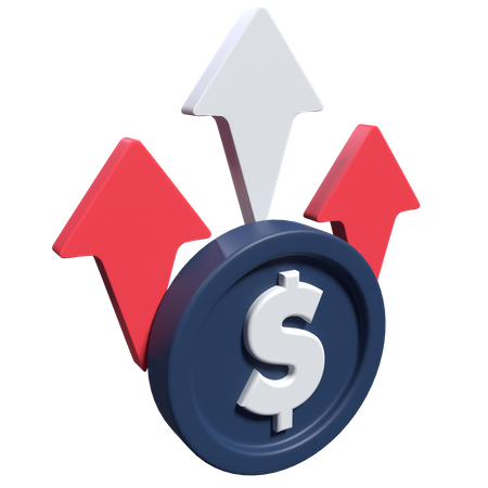 Dollar Growth  3D Icon