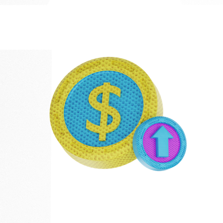 Dollar Growth  3D Icon