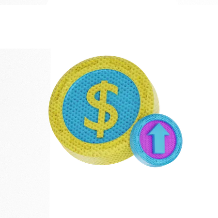 Dollar Growth  3D Icon