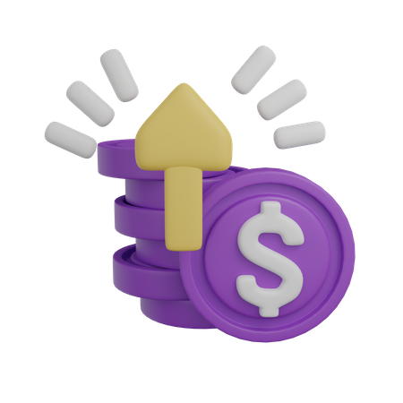 Dollar Growth  3D Icon