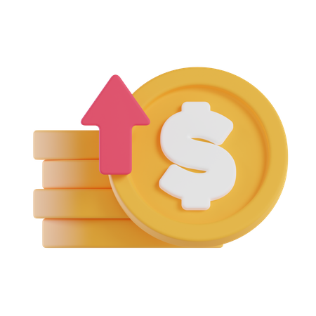 Dollar Growth  3D Icon