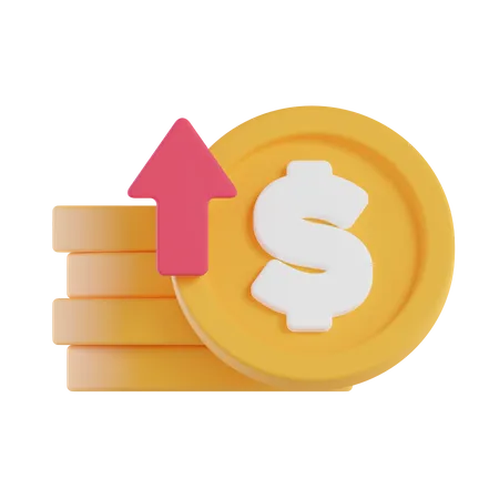 Dollar Growth  3D Icon