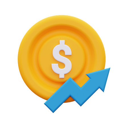 Dollar Growth  3D Icon