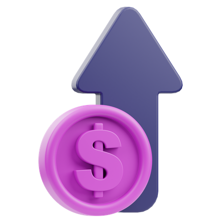 Dollar Growth  3D Icon