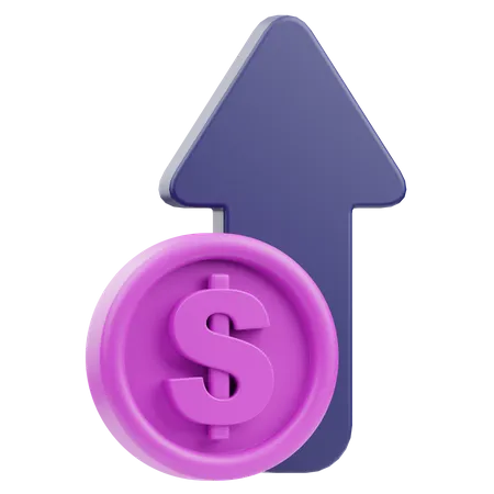 Dollar Growth  3D Icon