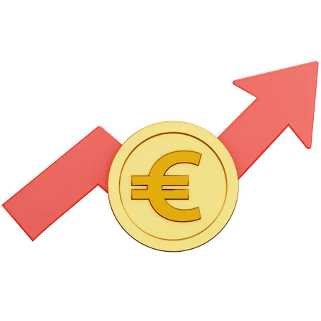Dollar Growth Graph  3D Icon